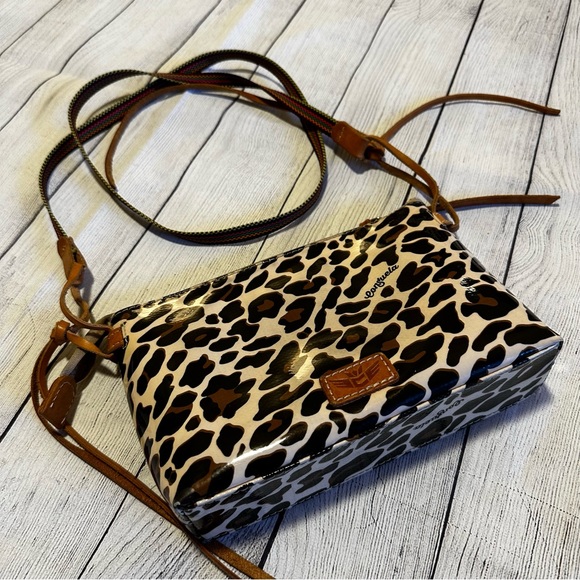 Consuela Bags Consuela Leopard Print Jag Midtown Crossbody Poshmark
